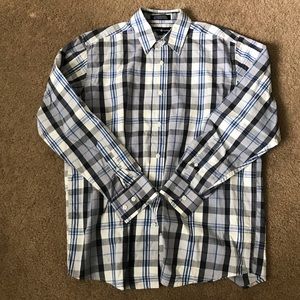 Men’s Plaid Cotton Button Down